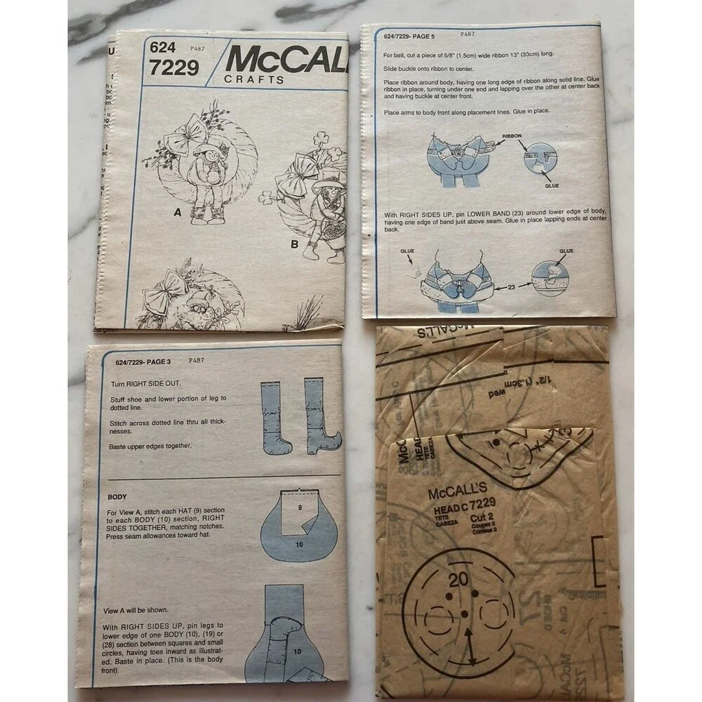 McCall’s Craft Pattern P487 Seasons Of The Wreath Uncut‎ 15